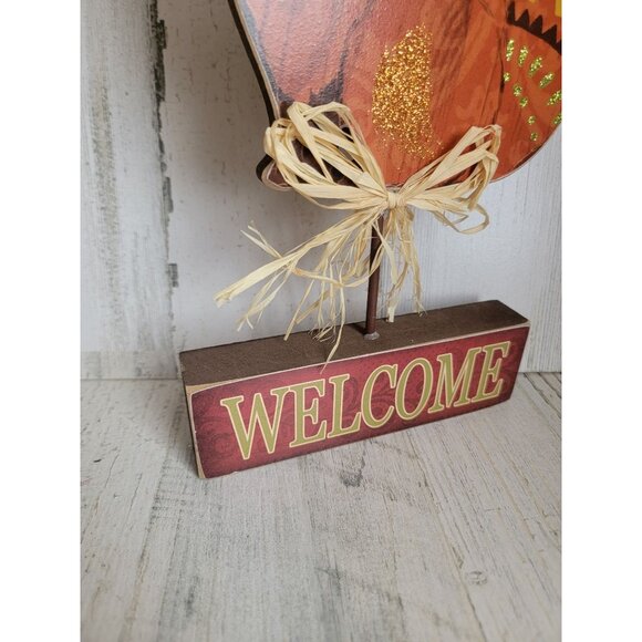 Hobby Lobby Fox welcome sign fall Harvest home decor - Picture 3 of 7